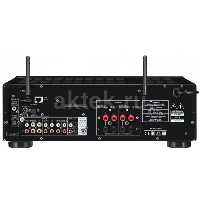 Стерео-ресивер Pioneer SX-N30AE-B 2