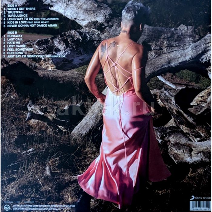 Виниловая пластинка P!NK - TRUSTFALL 180 GRAM BLACK VINYL 12" 2