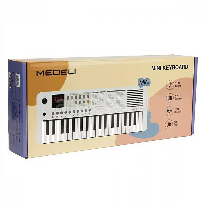 Medeli MK1 BK синтезатор, черный, 37 клавиш, 32 голоса 6