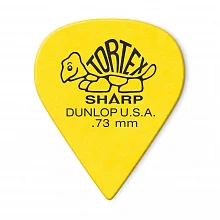 Dunlop 412P073 Tortex Sharp 12Pack медиаторы, 0,73 мм, 12 шт