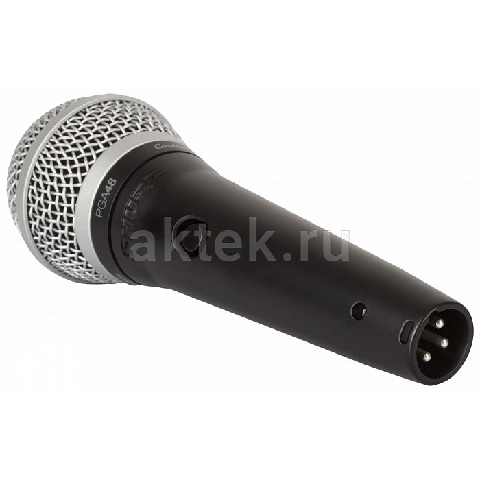 SHURE PGA48LC динамический вокальный микрофон, 70 Гц–15 кГц, кардиоидная диаграмма