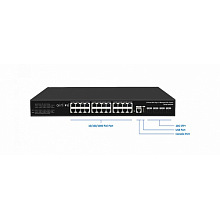 AirLive L3PoE-XGS2404-400 управляемый коммутатор L3 24×1Гбит/с PoE+ 4×10Гбит/с SFP+