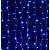Гирлянда "Светодиодный Дождь" NEON-NIGHT 160x10 Вт LED 2х0,8м синий