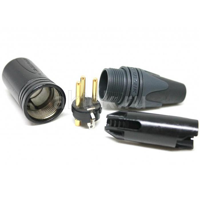 NEUTRIK NC3MXX-B разъём XLR, штекер 2