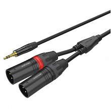 ROXTONE PACC170/2 аудиокабель XLR–Jack 3,5, 2 м, 2×0,22 мм²