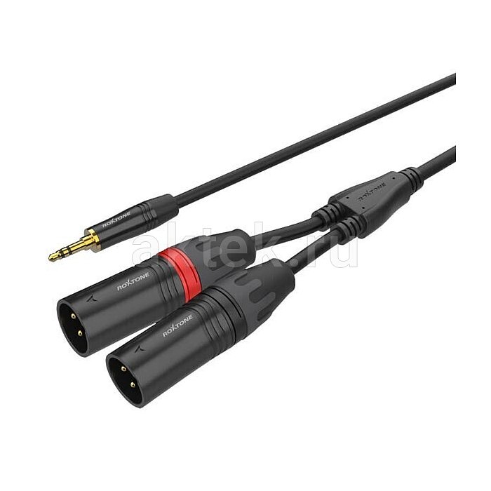 ROXTONE PACC170/2 аудиокабель XLR–Jack 3,5, 2 м, 2×0,22 мм²