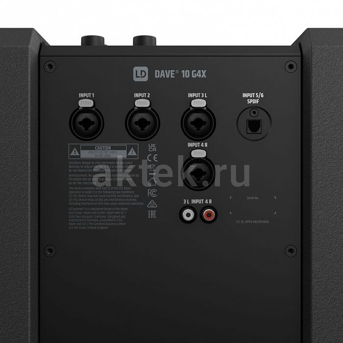 LD Systems DAVE 10 G4X активная PA-система 2.1 10″/680Вт-пик 8
