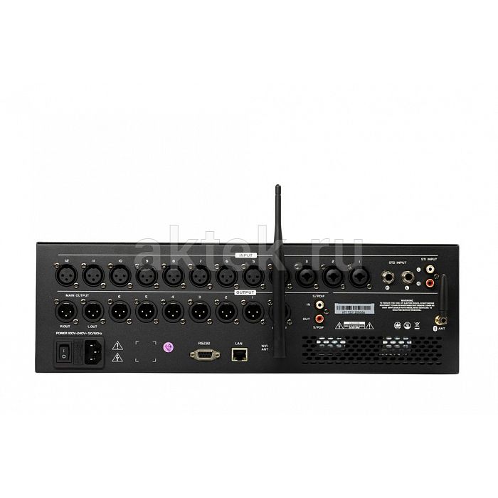 Exell EDM12RACK цифровой рэковый микшер 12 XLR-входов 8 выходов 3