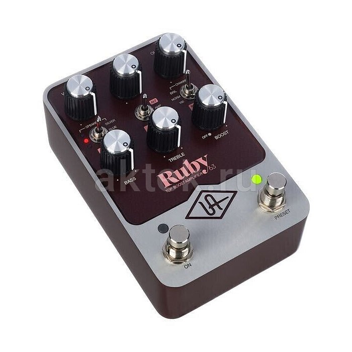 Педаль эффектов предусилителя UNIVERSAL AUDIO UAFX Ruby '63 Top Boost Amplifier 11