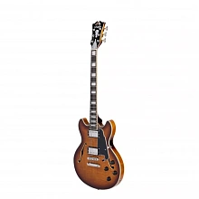 D'Angelico Premier Mini DC Dark Iced полуакустическая гитара, HH 3