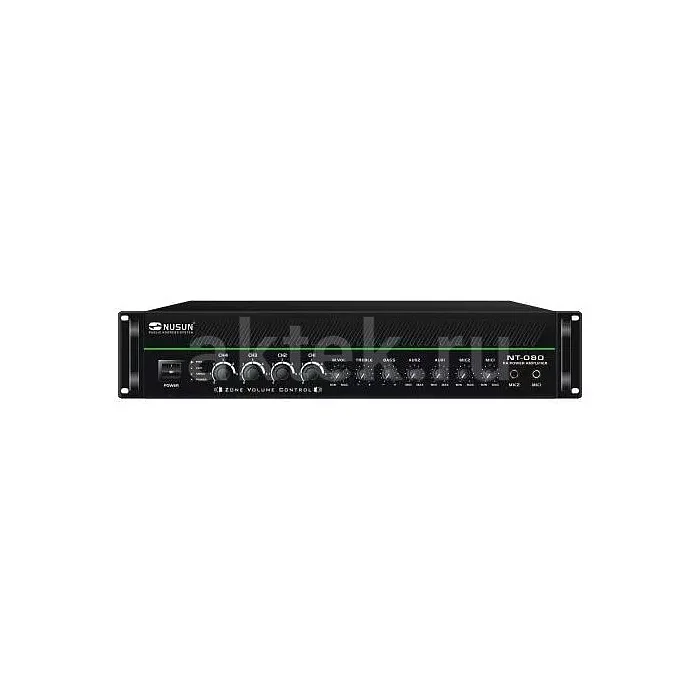 Nusun NT-080 трансляционный усилитель, 80 Вт