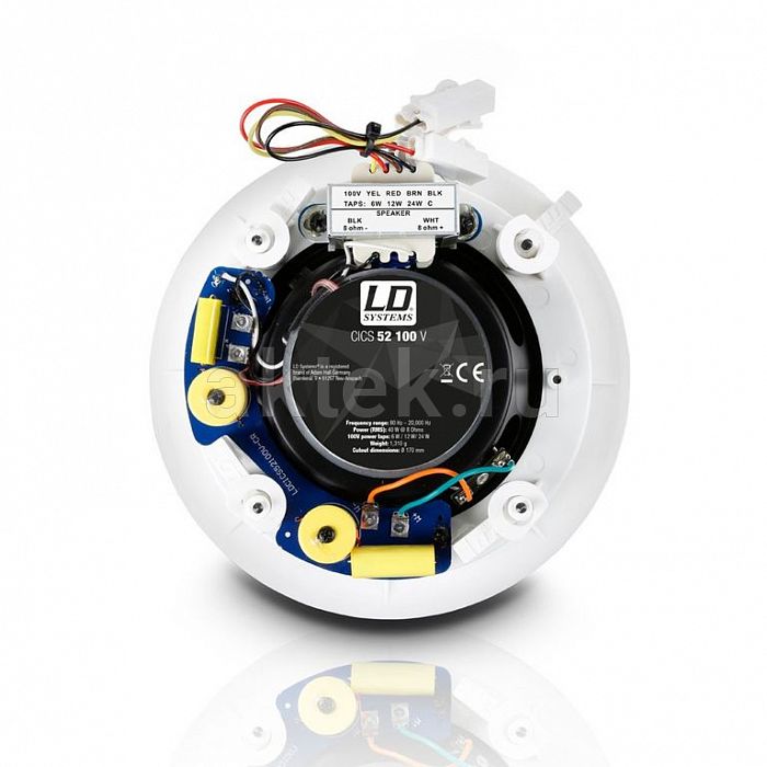 LD Systems Contractor CICS 52 100-V пассивный потолочный громкоговоритель 5,25дюйма/40Вт 4