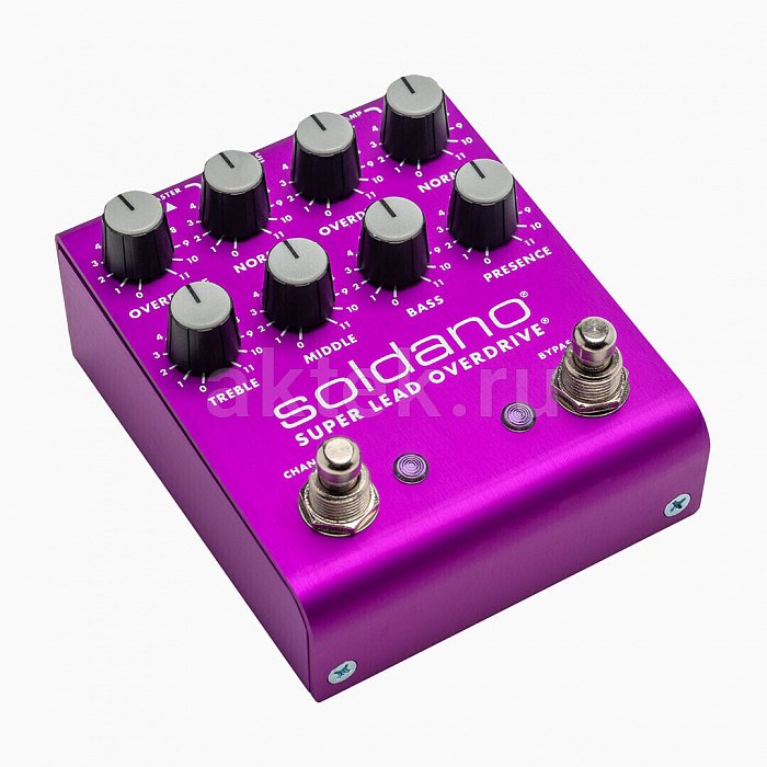 Гитарная педаль овердрайв Soldano SLO Plus Purple Overdrive