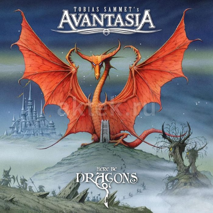 Виниловая пластинка AVANTASIA - HERE BE DRAGONS 180 GRAM BLACK VINYL 12"