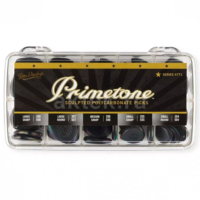 Dunlop 4771 Primetone Display набор медиаторов, 6 шт