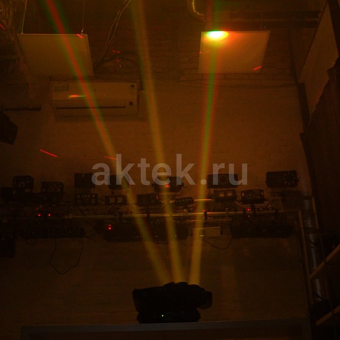 Светодиодная цветомузыка с вращением SkyDisco Maxi Spider 3