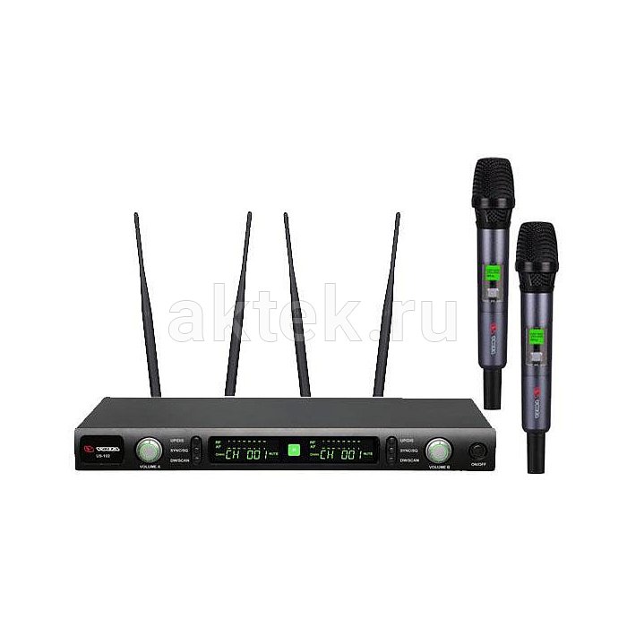 VOLTA US-102 (572-611.8 MHz) радиосистема, 572–611,8 МГц, True Diversity 2