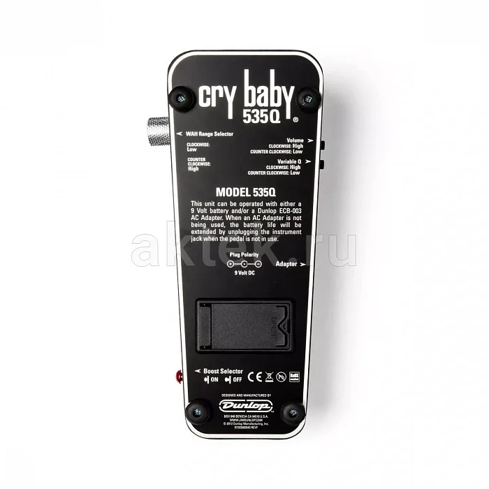 Dunlop 535Q Cry Baby Multi-Wah гитарная wah-педаль 7