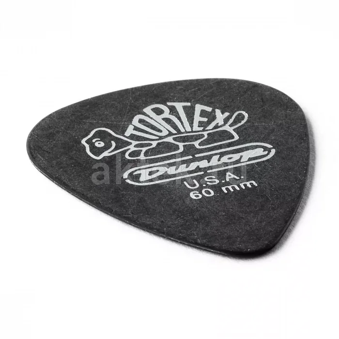 Dunlop 488P060 Tortex Pitch Black Standard медиаторы, 0,6 мм 2