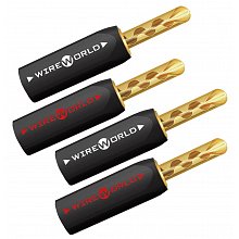Разъёмы-бананы Wireworld BANGSCR-ABS-4PK