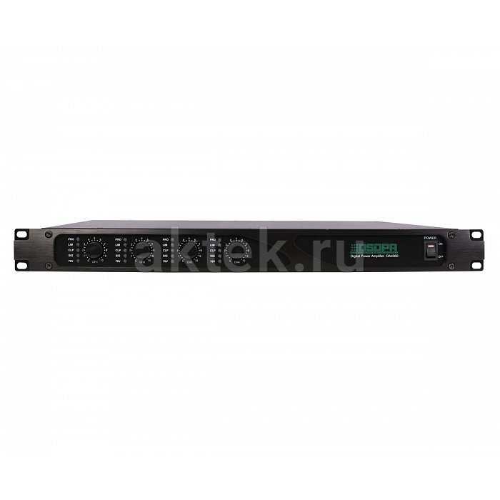 DSPPA DA-4125 трансляционный усилитель, 4×125 Вт, 4 канала 3