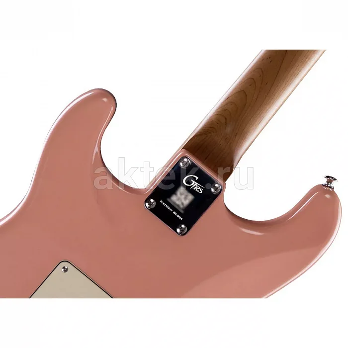 Mooer GTRS P800 электрогитара, розовый, HSS, корпус из ольхи 5