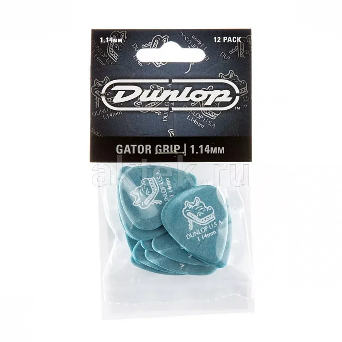 Dunlop 417P114 Gator Grip Standard 12Pack медиаторы, 1,14 мм 4