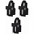 SHURE RPM40SVM/B Булавочное крепление с липучками для TwinPlex, 3 шт