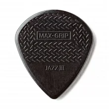 Dunlop 471R3S Max-Grip Jazz III Stiffo медиаторы, нейлон, 1,38 мм