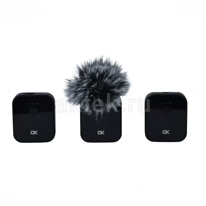 DK MP-9 двухканальная петличная радиосистема для смартфона и камеры 2