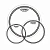Evans ETP-EC2SCLR-R комплект двухслойных пластиков томов, 10″/12″/16″
