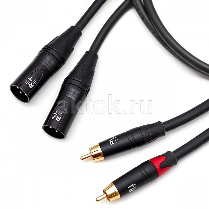 Кабель межблочный Radiotehnika Volna M02 2XLR-2RCA (male) 1 м