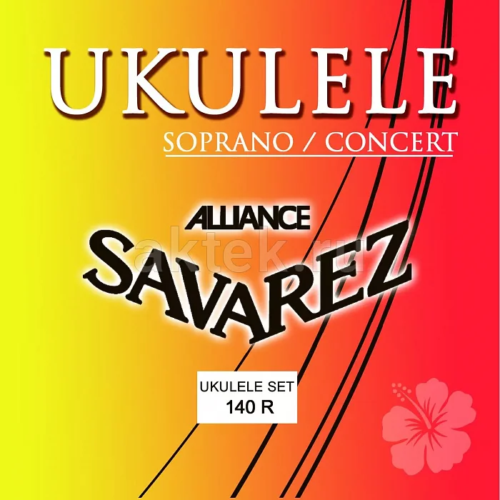 Savarez 140R струны для укулеле сопрано и концерт, 6 шт