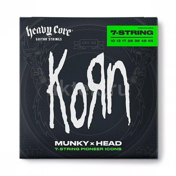 Dunlop KRHCN1065-7 Korn комплект струн, 7 струн, калибр 10-65