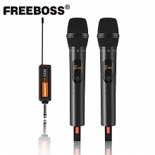 FREEBOSS FB-U326 микрофонная радиосистема, 2 микрофона, 500–590 МГц