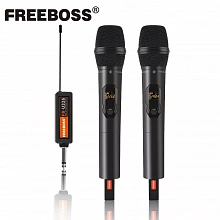 FREEBOSS FB-U326 микрофонная радиосистема, 2 микрофона, 500–590 МГц
