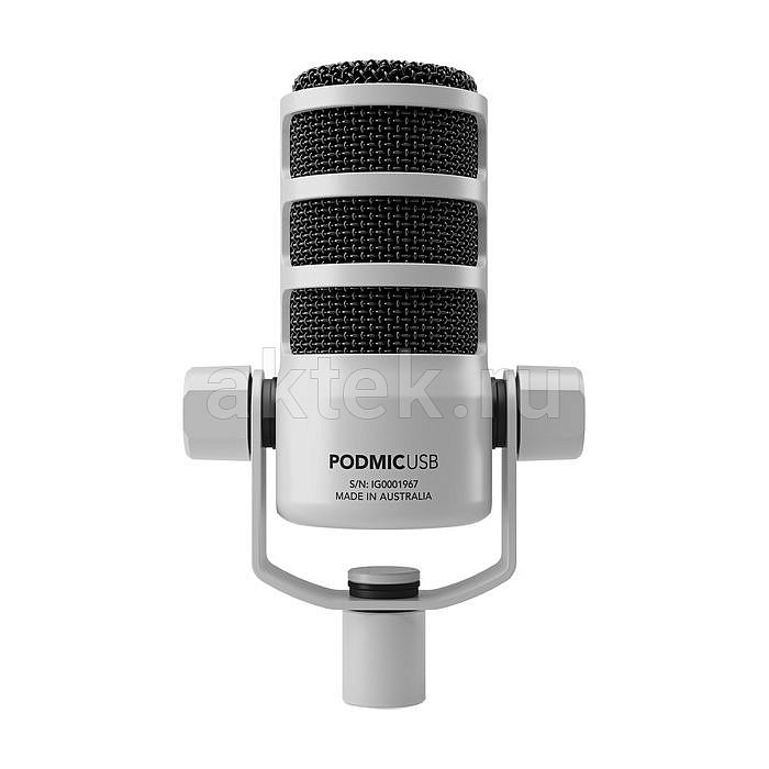Студийный микрофон RODE PodMic USB White 2