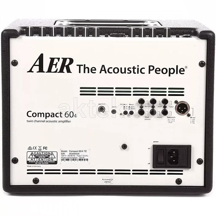 AER Compact 60/4 ONT гитарный усилитель, 60 Вт, 2 канала 3