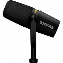 Shure MV7+-K Black цифровой динамический кардиоидный USB-C/XLR-микрофон 3