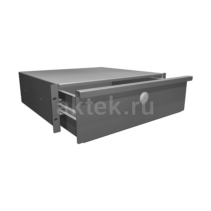 ИМЛАЙТ Ящик рэковый 3U с замком, выдвижной 2