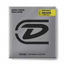 Dunlop DBSBN40100S Super Bright Nickel комплект струн, калибр 40-100