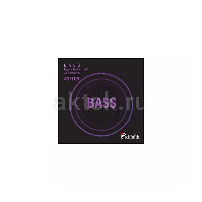 BlackSmith Bass Regular Medium Light 34" комплект струн четырёхструнной бас-гитары