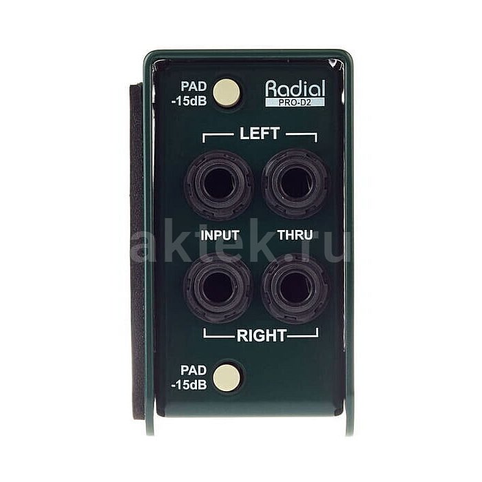 Директ-бокс Radial ProD2 2-channel Passive Instrument Direct Box 5