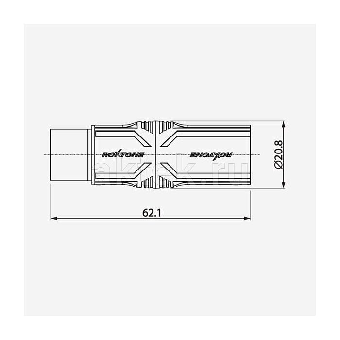 ROXTONE RA5XF3XM аудиопереходник XLR5 мама–XLR3 папа 4