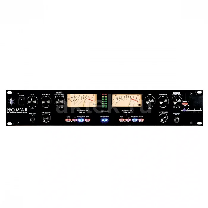 ART Pro MPA II двухканальный ламповый предусилитель 2×12AX7, переменный импеданс