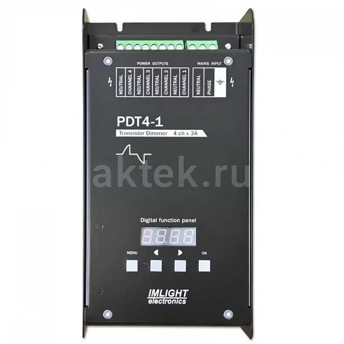 ИМЛАЙТ PDT 4-1 (V) транзисторный диммер LED, 4×3 А