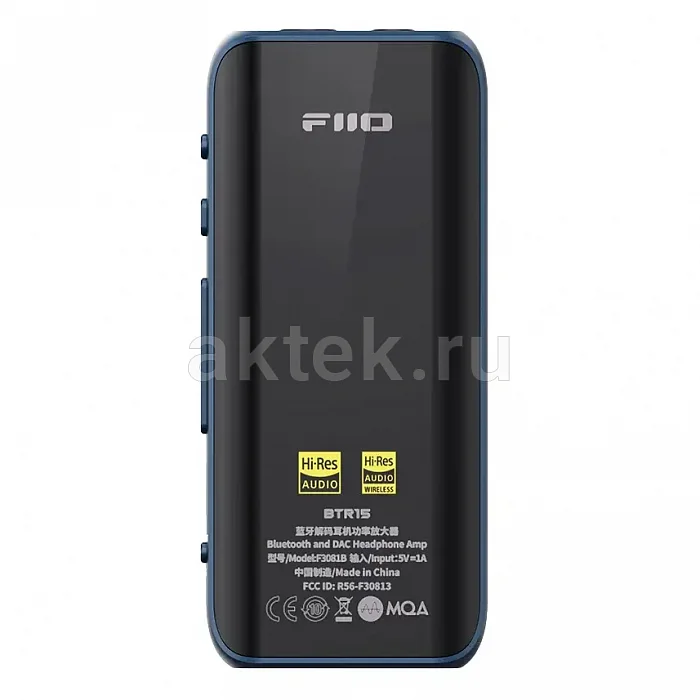 Усилитель для наушников FiiO BTR15 Blue 2