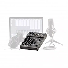 ART USBMix6 шестиканальный USB-микшер-аудиоинтерфейс, 2 микрофонных входа, фантомное питание 2