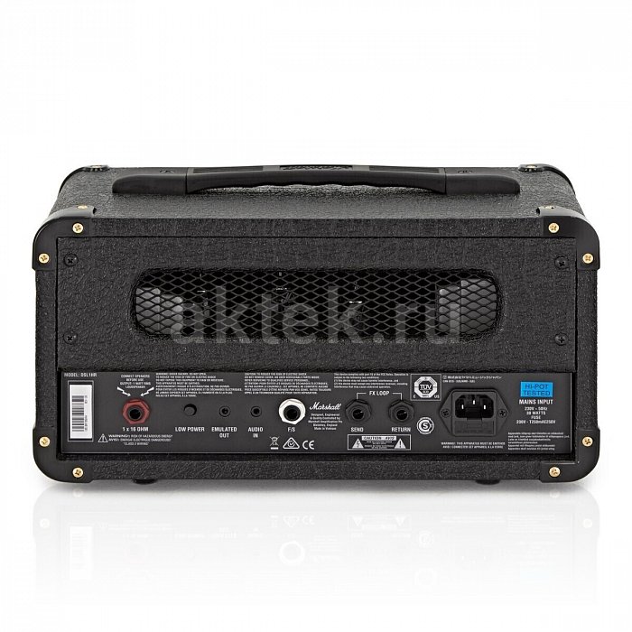 Гитарная голова усилителя Marshall DSL1HR 1W Valve Head 3