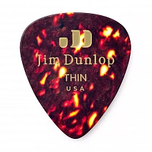 Dunlop 483P05TH Celluloid Shell Thin 12Pack медиаторы, целлулоид, 12 шт